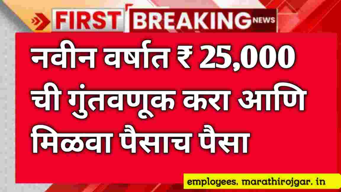 compressed 20250109 092825 नवीन वर्षात ₹ 25,000 ची गुंतवणूक करा आणि मिळवा पैसाच पैसा,SBI PPF Yojana today 