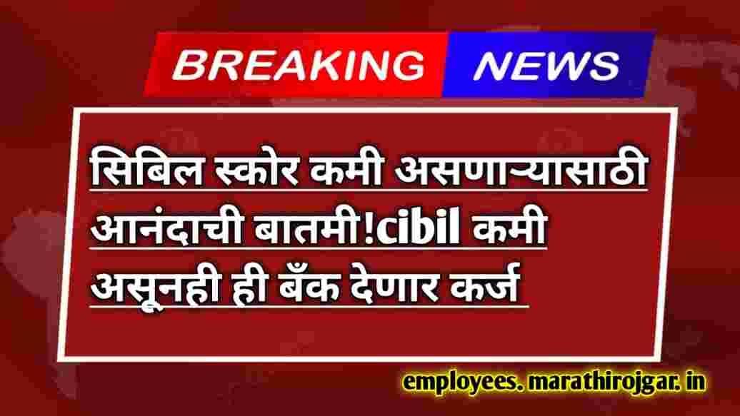 compressed 20250115 203648 सिबिल स्कोर कमी असणाऱ्यासाठी आनंदाची बातमी!cibil कमी असूनही ही बँक देणार कर्ज Indian Bank Shishu Mudra Loan news